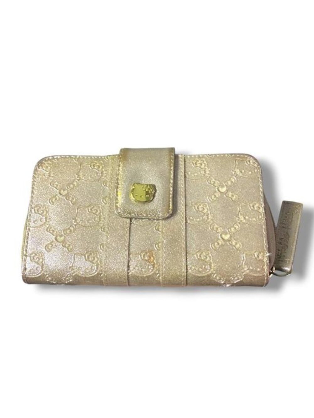 Sanrio Gold Hello Kitty Embossed Wallet